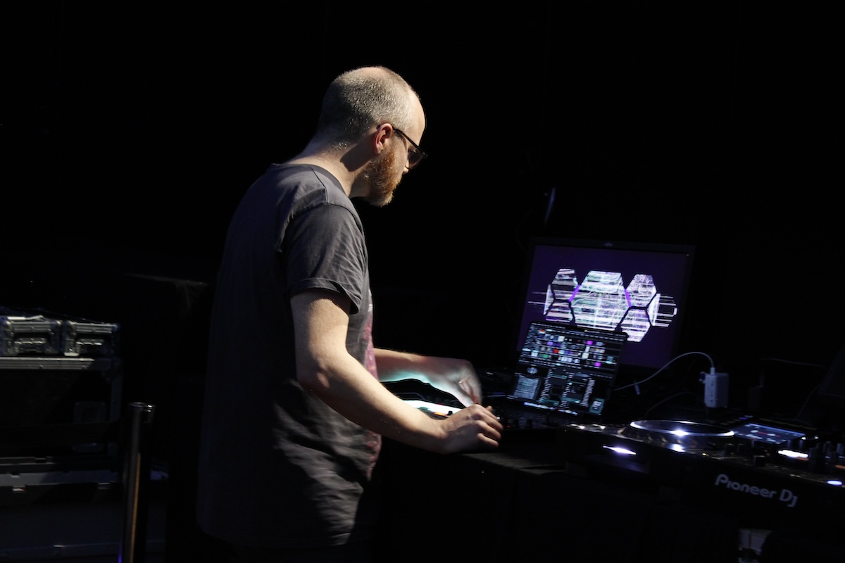 Rauschfeld at work on stage